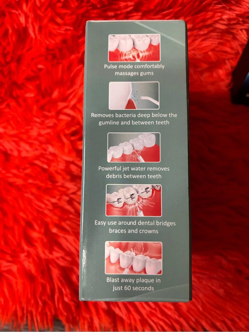 7am2m + HANGSUN Oral Care Set - Black Electric Toothbrush & Mint Oral Irrigator